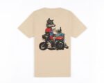 T-shirt Beige Motorcycle